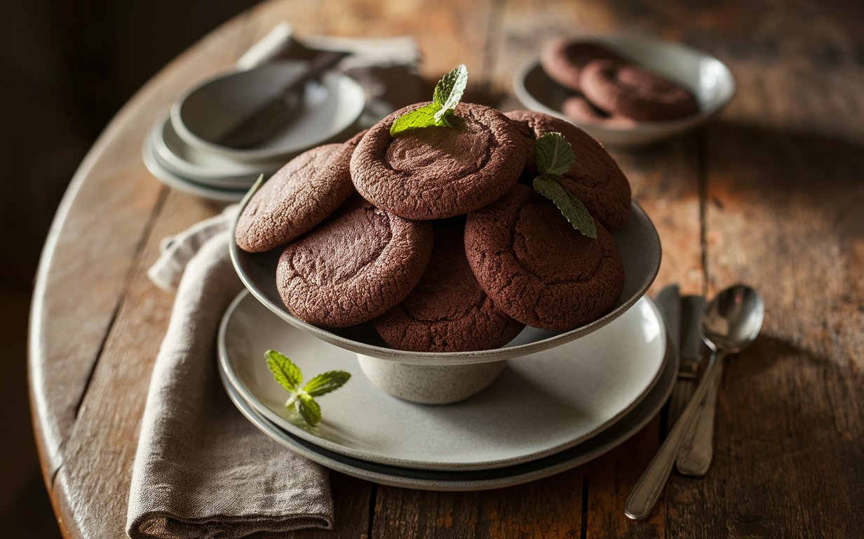 Soft and chewy hot chocolate cookies with gooey marshmallows and melted chocolate, perfect for a cozy treat